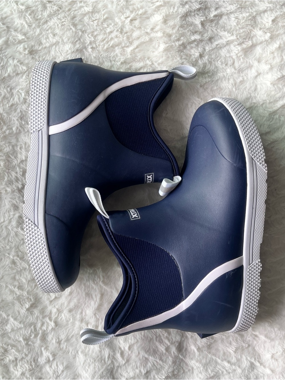 Xtratuf Men's Navy Low-Profile Rain & Snow Slip-On Boots